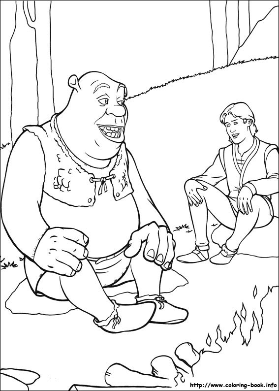 Shrek kolorowanki